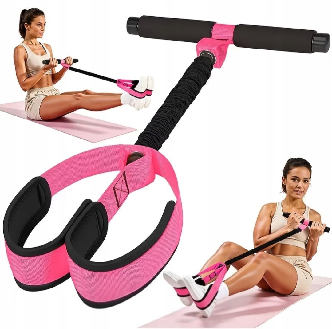 EXPANDER PEDAL RESISTANCE RUBBER WITH HANDLES EXERCISE BELLY LEGS ARMS