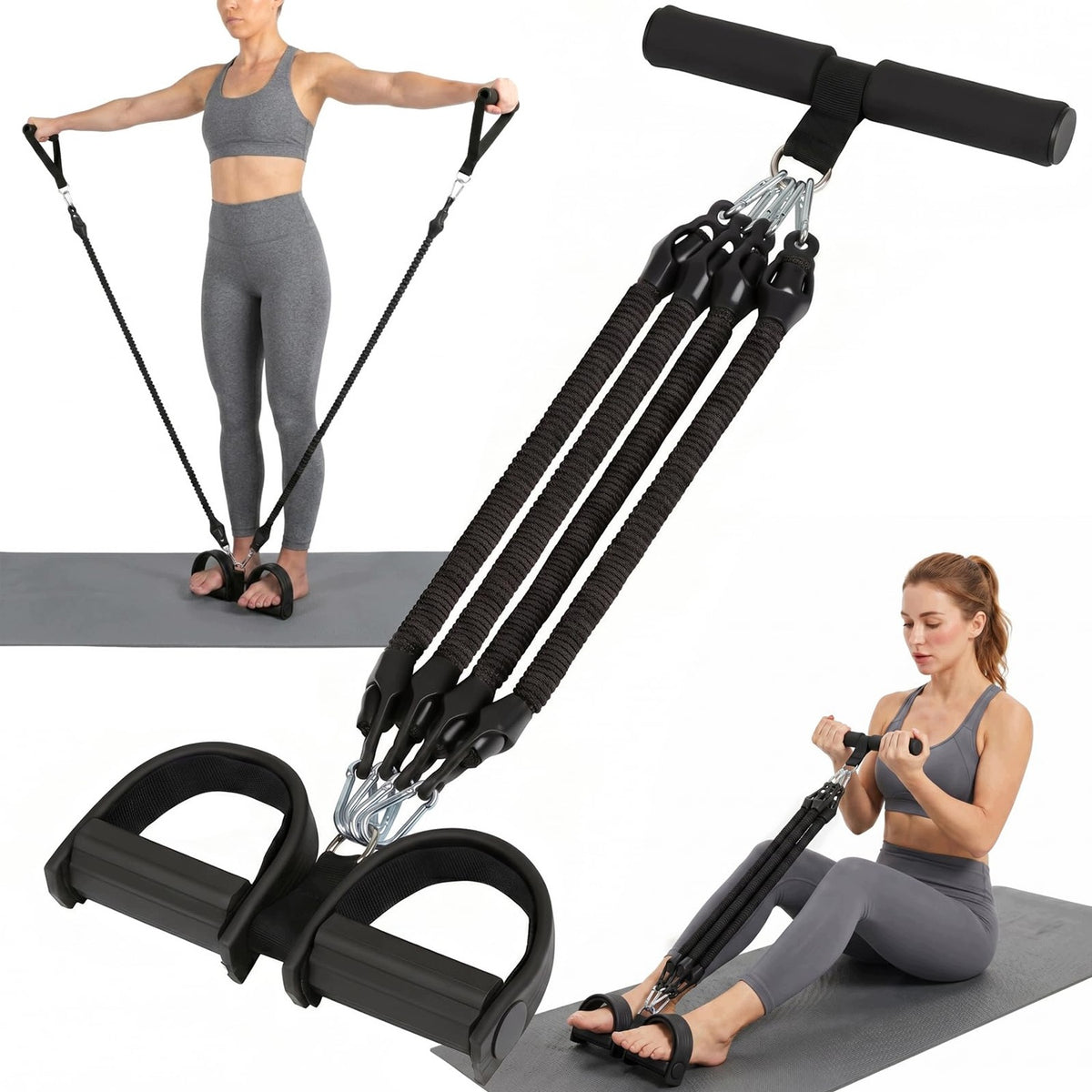 EXPANDER RUBBER FOR ABDOMINAL EXERCISES STRETCHING RESISTANCE TRAINING TAPE
