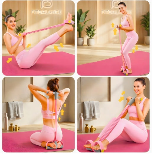 EXPANDER TAPE FITNESS EXERCISE RUBBER FOR WOMEN ABDOMINAL LEGS FIRMING Brand no brand