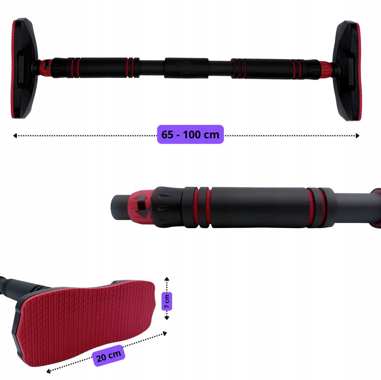 EXPANSION BAR FOR PULL-UP EXERCISES ADJUSTABLE WITHOUT DRILLING TRAINING Manufacturer code 5234