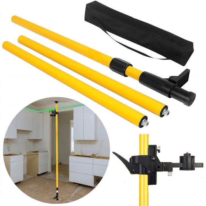 EXPANSION POLE TRIPOD FOR LASER LEVEL PROFESSIONAL COLUMN 365 cm Packaging status original
