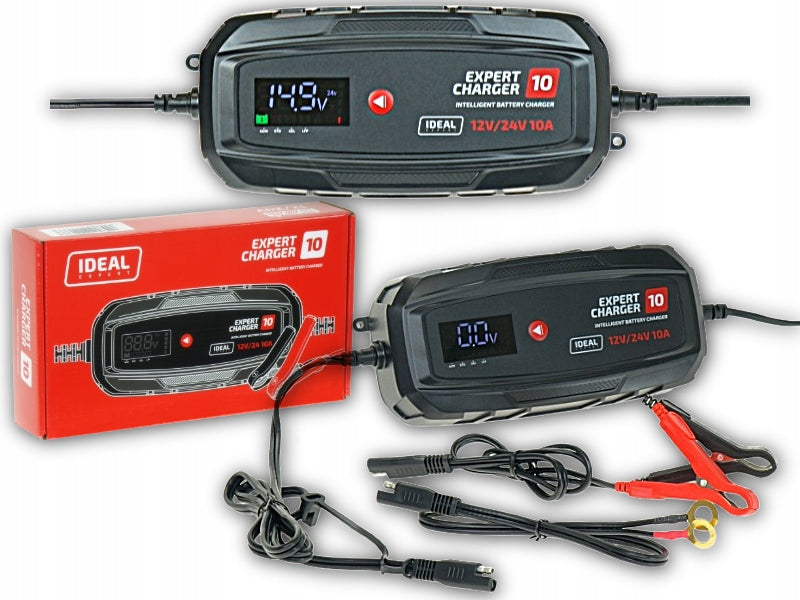 EXPERT CHARGER 10 - Intelligent rectifier 12/24V 10A WET GEL AGM EFB LiFe