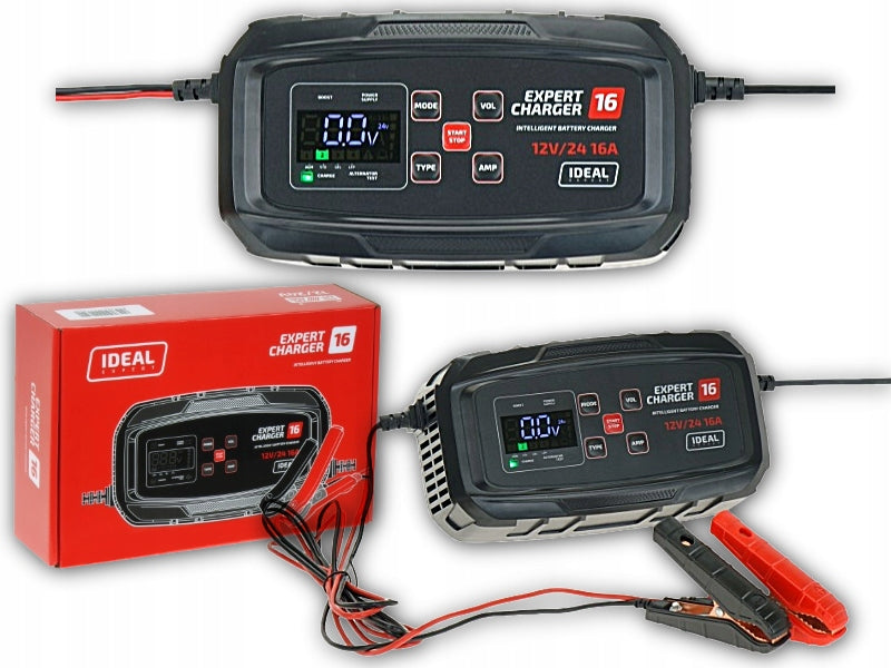 EXPERT CHARGER 16 - Intelligent rectifier 12/24V 16A BOOST AGM EFB LiFePO