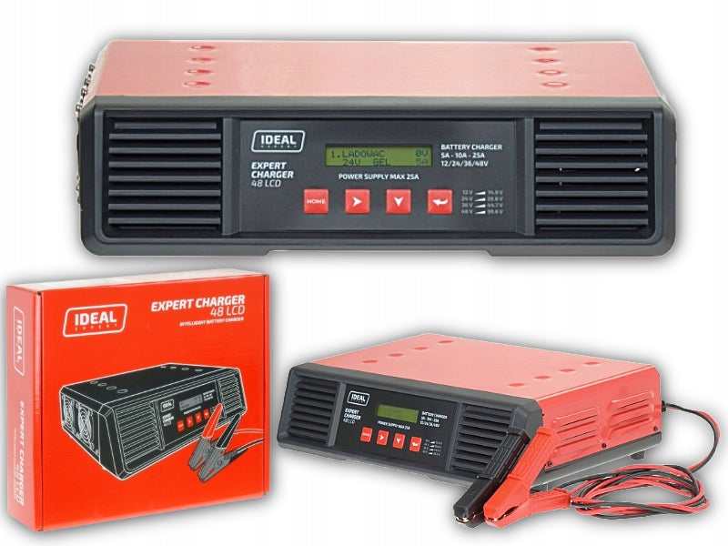 EXPERT CHARGER 48 MULTIVOLTAGE - Smart rectifier 12/24/36/48V 25A |