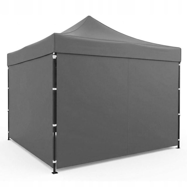 EXPRESS PAVILION 3x3 m GARDEN TENT AUTOMATIC 4 WALLS GREY Product weight with unit packaging 17.5 kg