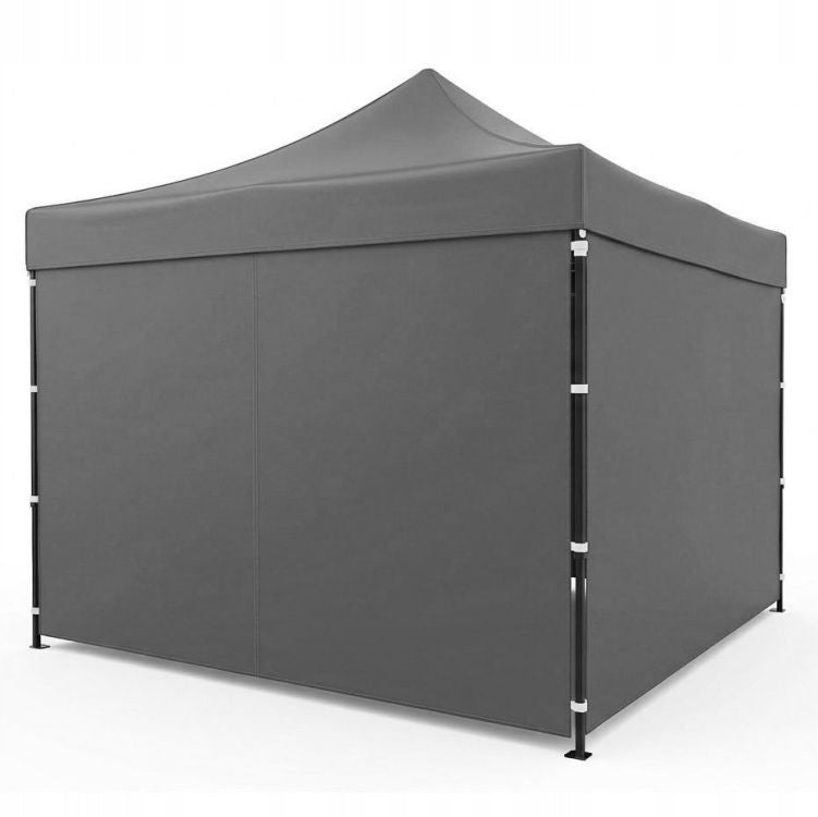 EXPRESS PAVILION 3x3 m GARDEN TENT AUTOMATIC 4 WALLS GREY Width 3 m