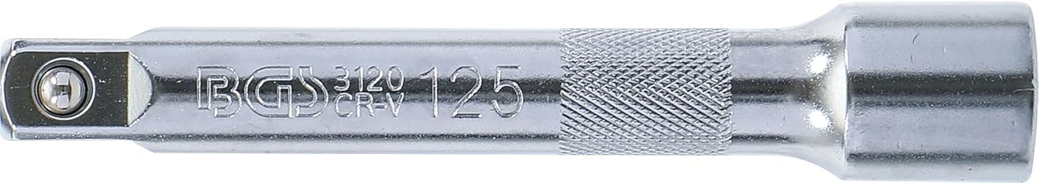 EXTENSION 12,5MM 1/2" 125MM CHROME PLATED KNURLED Brand no brand