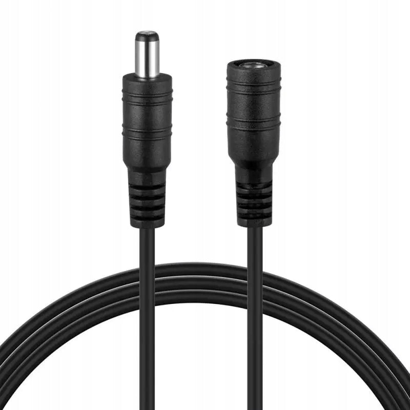 EXTENSION CABLE 5m POWER CABLE FOR IP CAMERAS CABLE DC 12V 3.5mm Manufacturer code 5x3,5 DO KAMERY CZARNY ZEWNĘTRZNY WEWNĘTRZNY