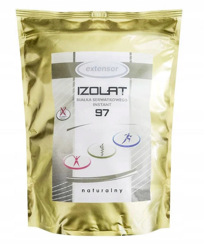 EXTENSOR PROTEIN ISOLATE PURE 97 WHEY PROTEIN WPC 1000g Expiration date at least six months from the date of purchase