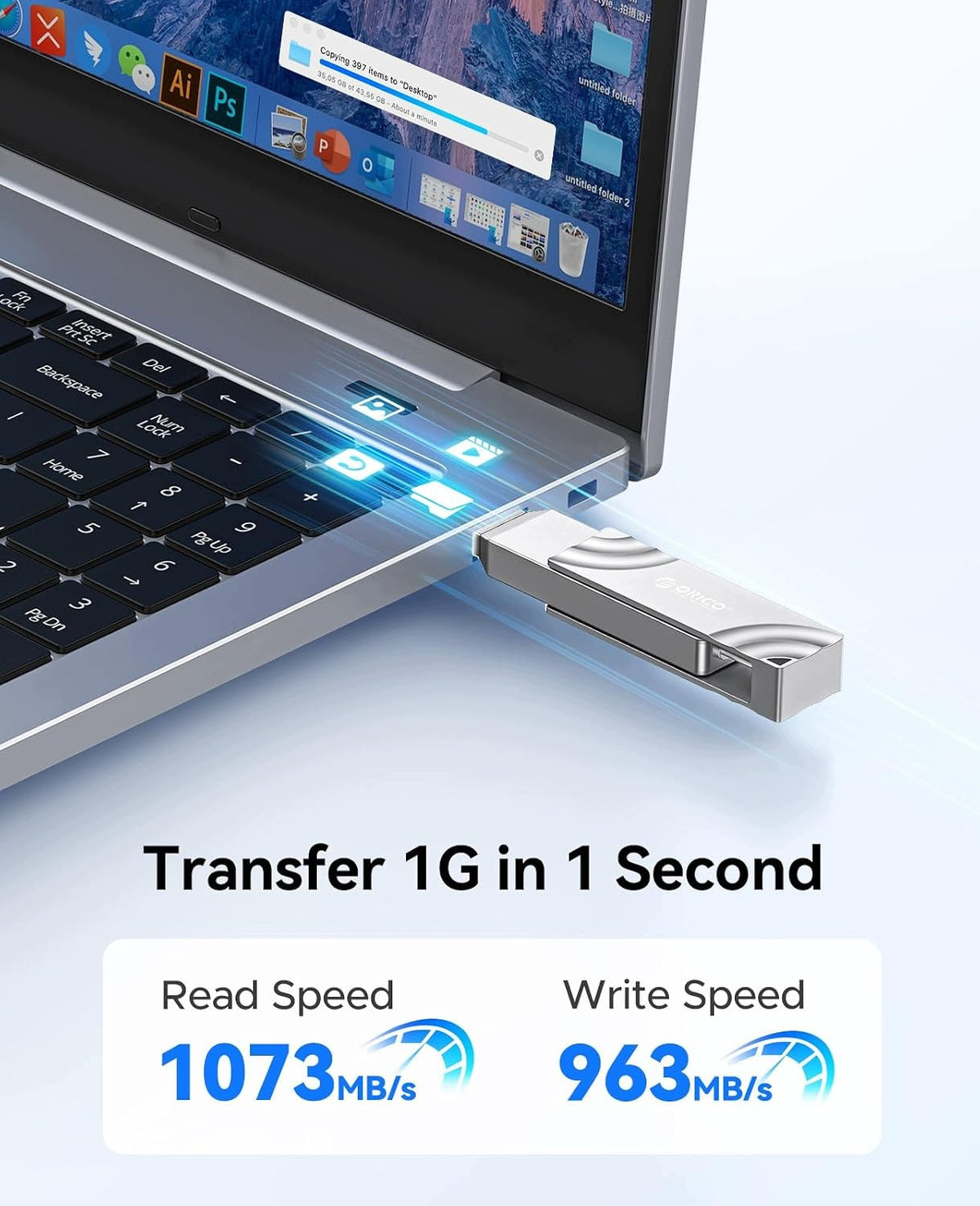EXTERNAL DRIVE SSD 512GB USB-C 1050MB/S PORTABLE Disk capacity other