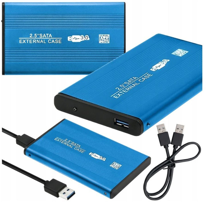 EXTERNAL DRIVE WESTERN DIGITAL 500GB PORTABLE WD HDD 2,5" BLUE USB