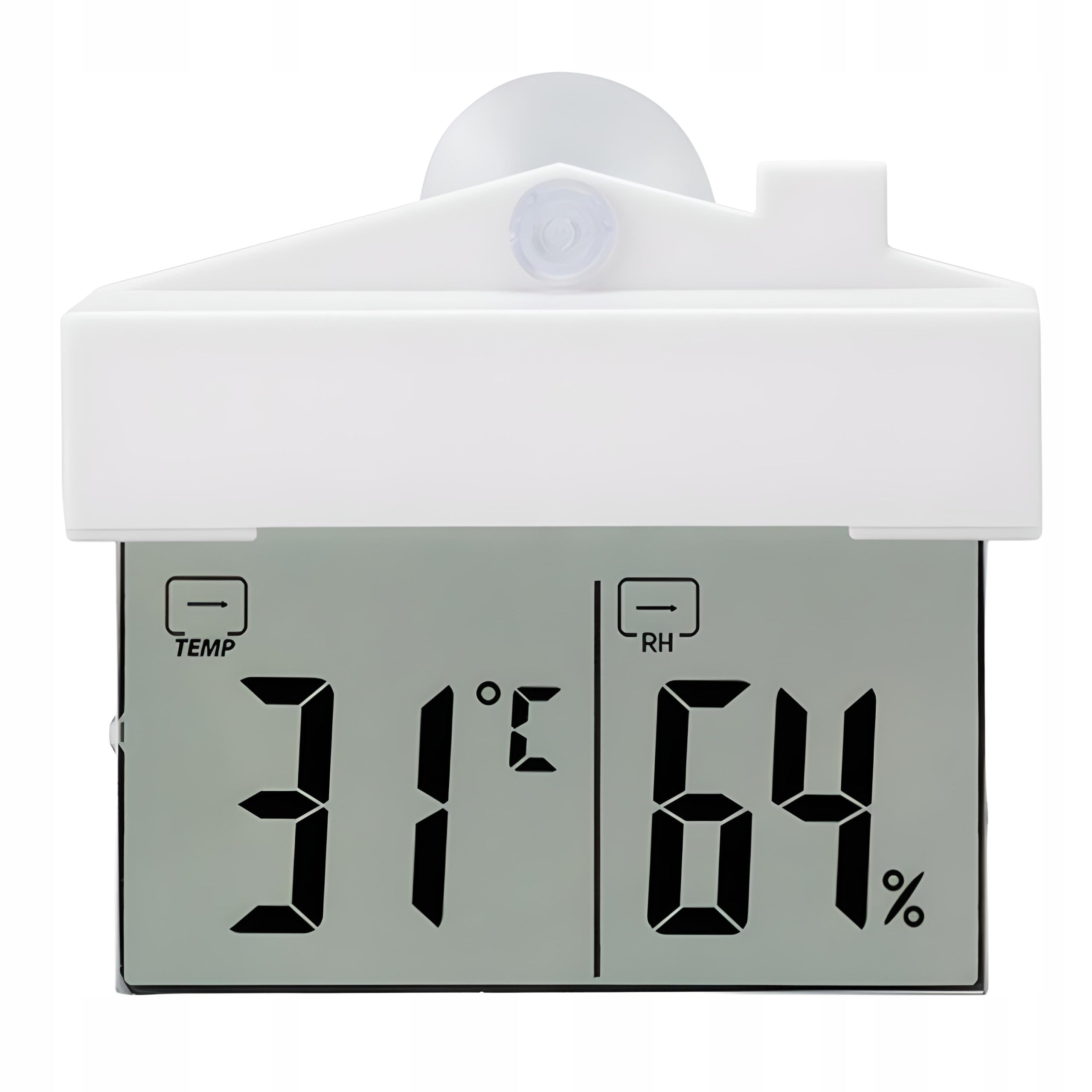 EXTERNAL INTERNAL WINDOW THERMOMETER FOR WINDOW DIGITAL HYGROMETER °C/°F Packaging status original