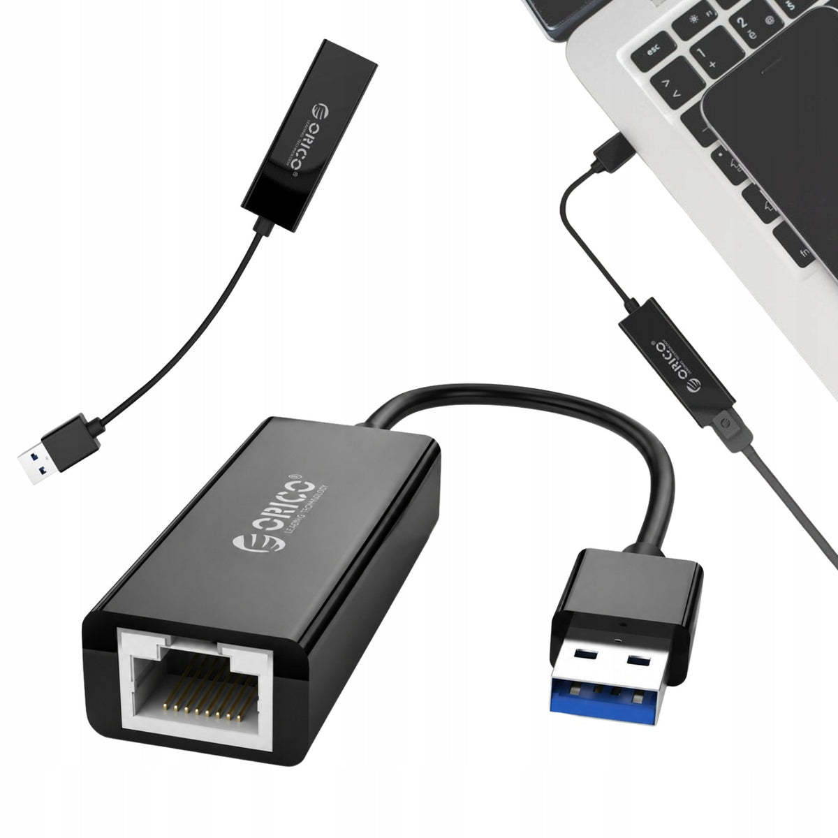 EXTERNAL NETWORK ADAPTER USB 1 Gbps RJ45 Adapter Orico LAN