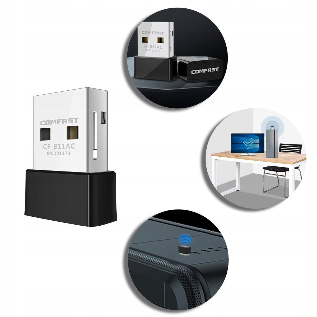 EXTERNAL NETWORK CARD USB WIFI COMFAST 650 MBP Card type external