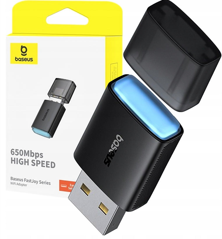 EXTERNAL USB WIFI NETWORK CARD 650Mbps 2,4 GHz, 5 GHz 20 dBm BASEUS