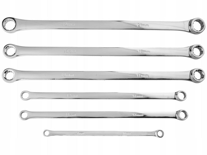 EXTRA LONG STRAIGHT EYE WRENCHES FOR TENSIONERS 8-21MM CR-V 6 EL. KEY Key type box-end