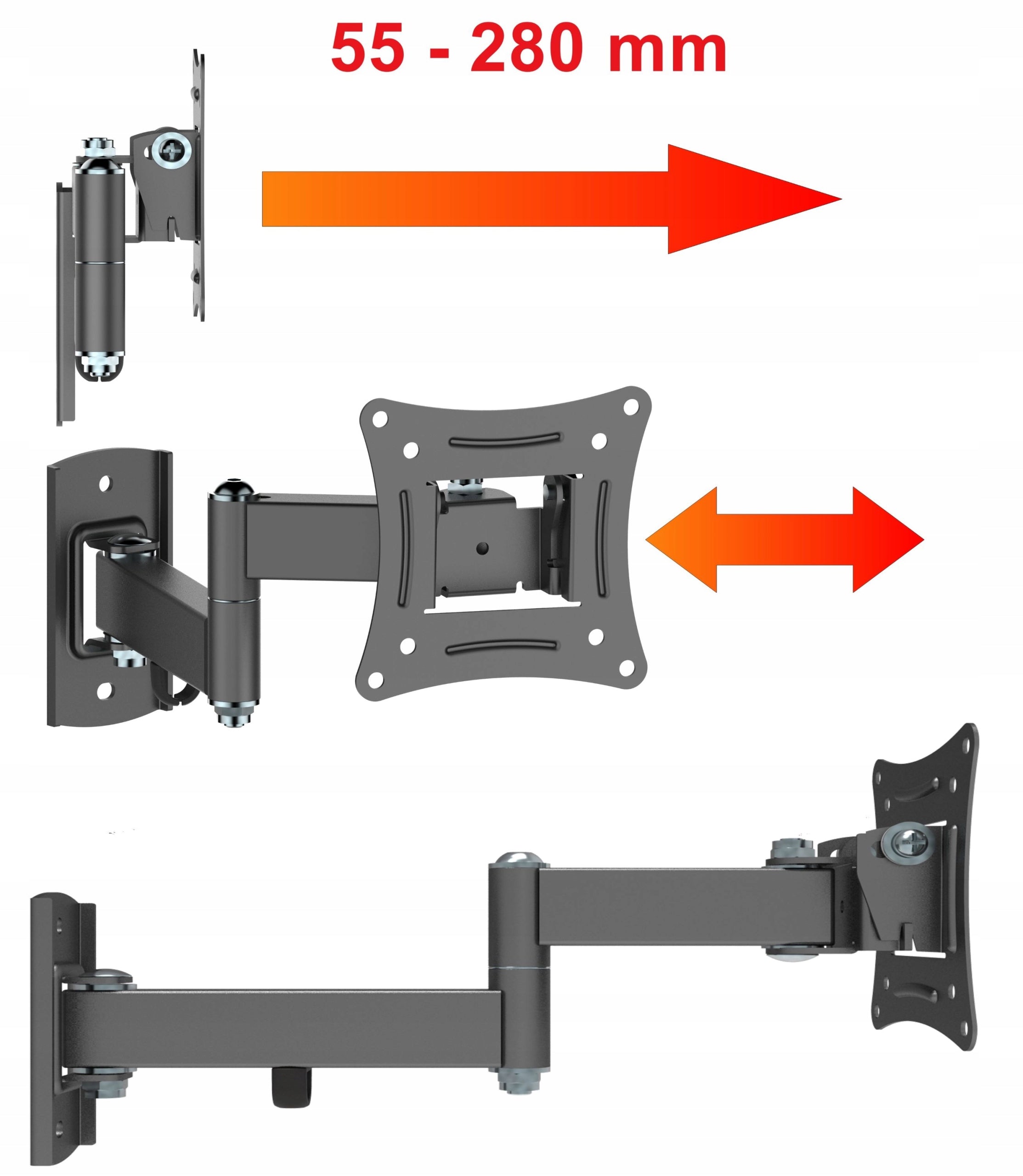 EXTRA STRONG ROTATING MOUNT FOR MONITOR OR TV 10-32 inch TV Hanger Manufacturer code MX-111