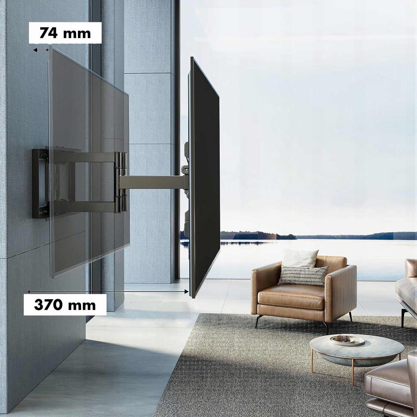 EXTRA STRONG SWIVEL TV MOUNT TV HANGER 37-90 INCHES UNIVERSAL Manufacturer code UCHWYT DO TELEWIZORA