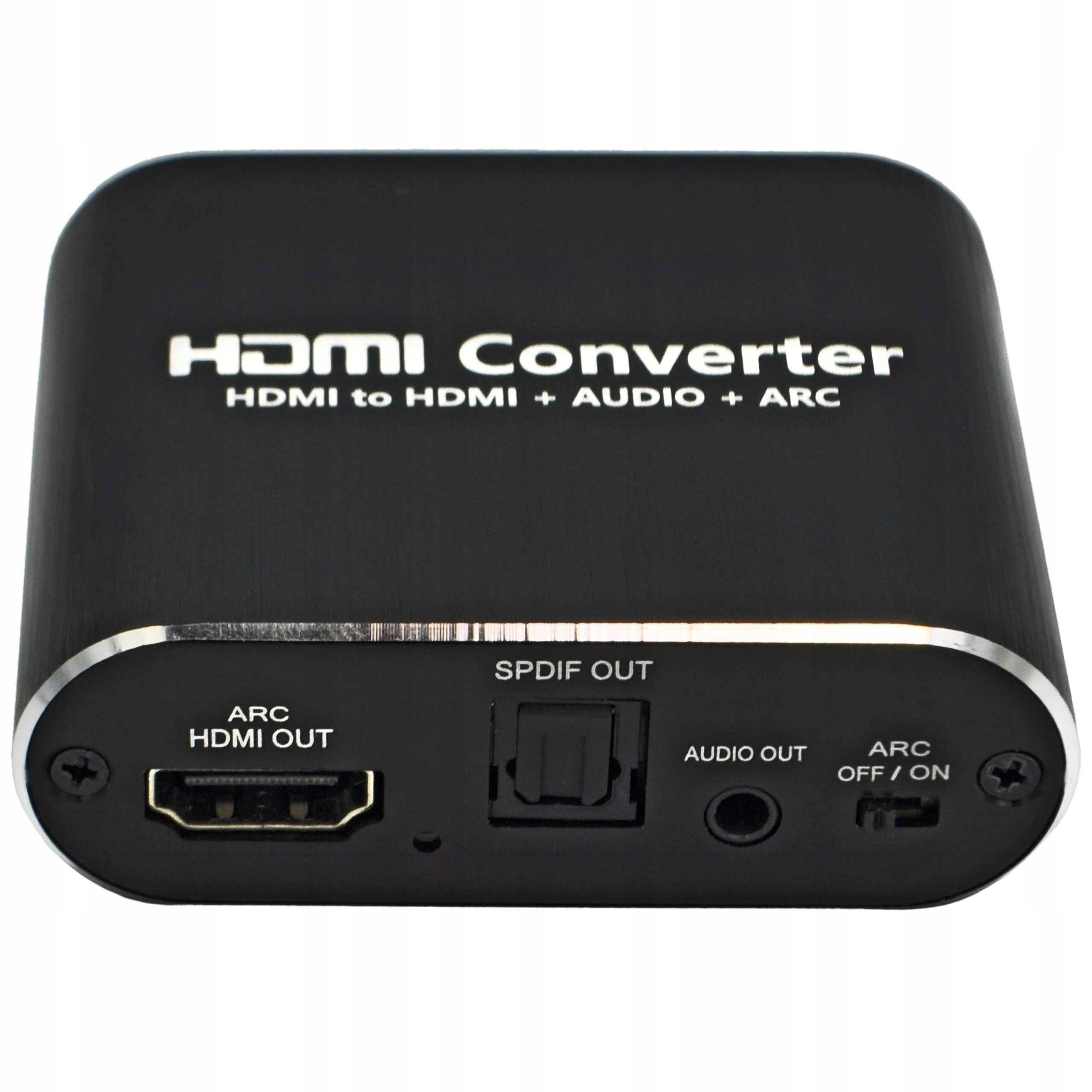 EXTRACTOR HDMI 2.0 TOSLINK OPTICAL CONVERTER JACK AUX HDCP 4K RECEIVER Brand WireWay