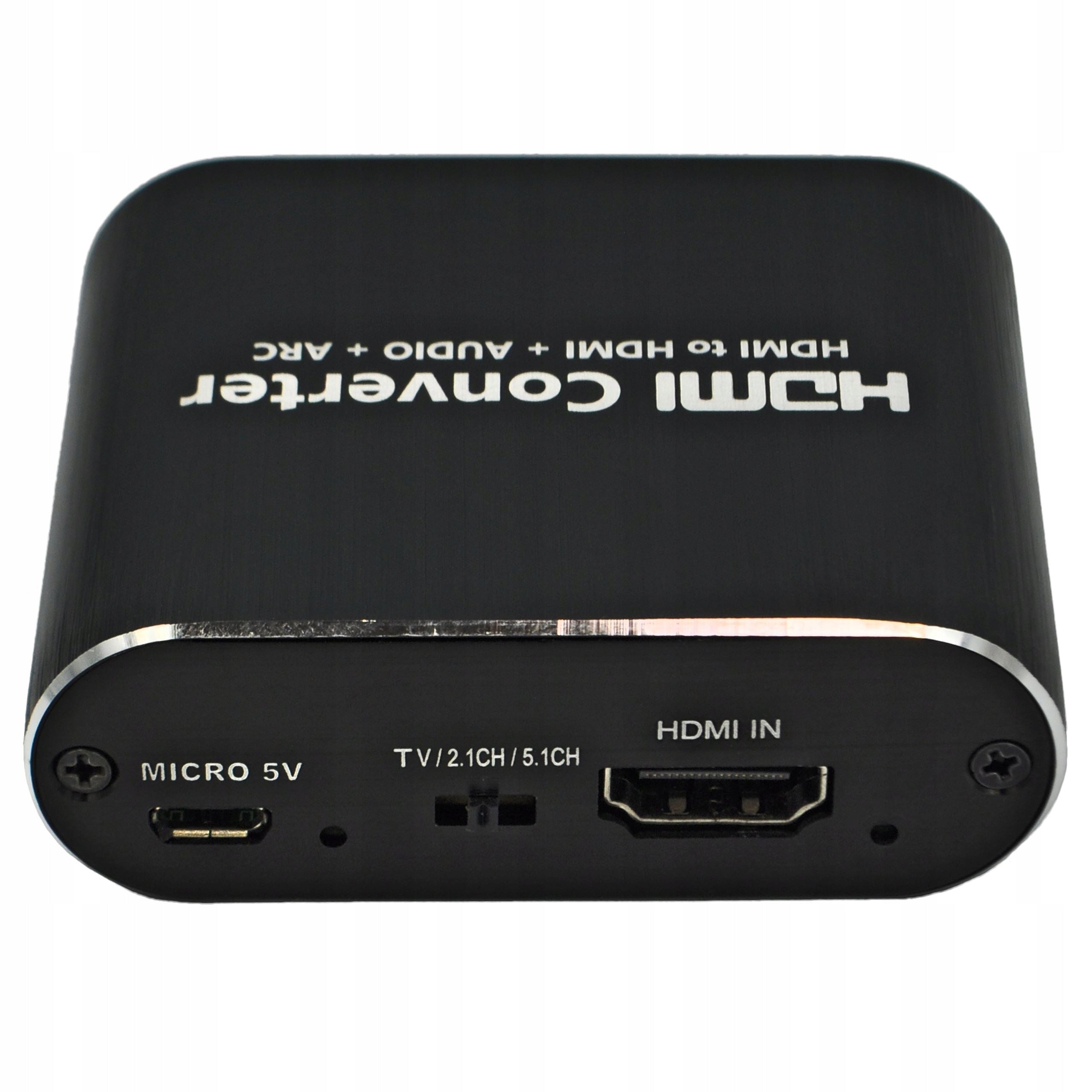 EXTRACTOR HDMI 2.0 TOSLINK OPTICAL CONVERTER JACK AUX HDCP 4K RECEIVER Packaging status original