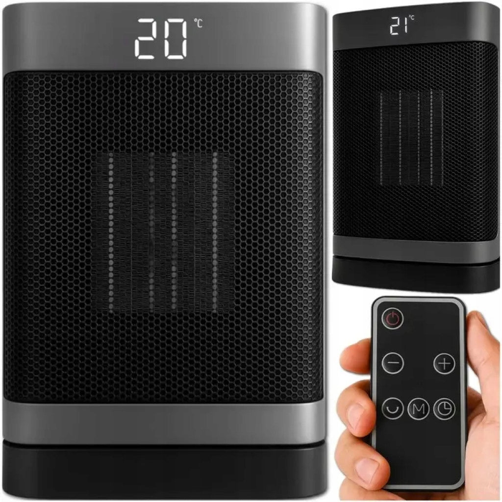 EXTRALINK ELECTRIC RADIATOR COLUMN CERAMIC APRON 1500W REMOTE CONTROL