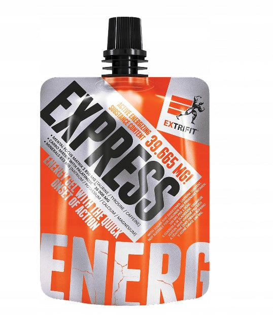 EXTRIFIT EXPRESS GEL ENERGY GEL SET CARBON CARBOHYDRATES STIMULATION Expiration date at least 1 year from the date of purchase