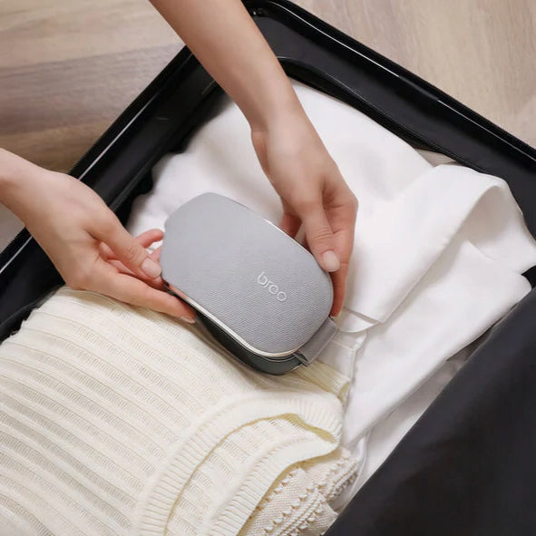 EYE AND TEMPLE MASSAGER BREO EM005 COOLING RELAXING WIRELESS Packaging status original