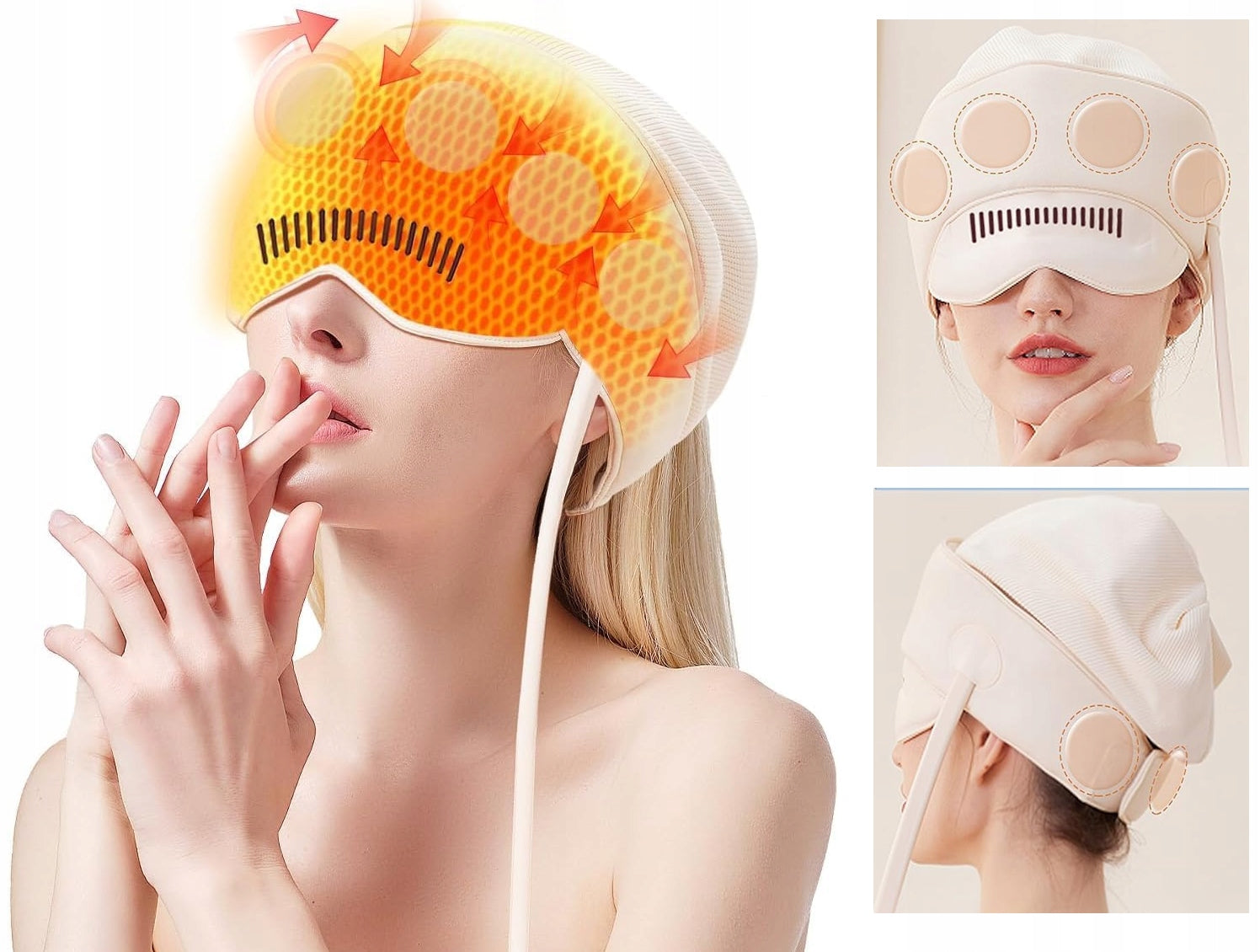 EYE HEAD MASSAGE MASSAGER 360° BAY MIGRAINE HEADACHE CHRISTMAS GIFT
