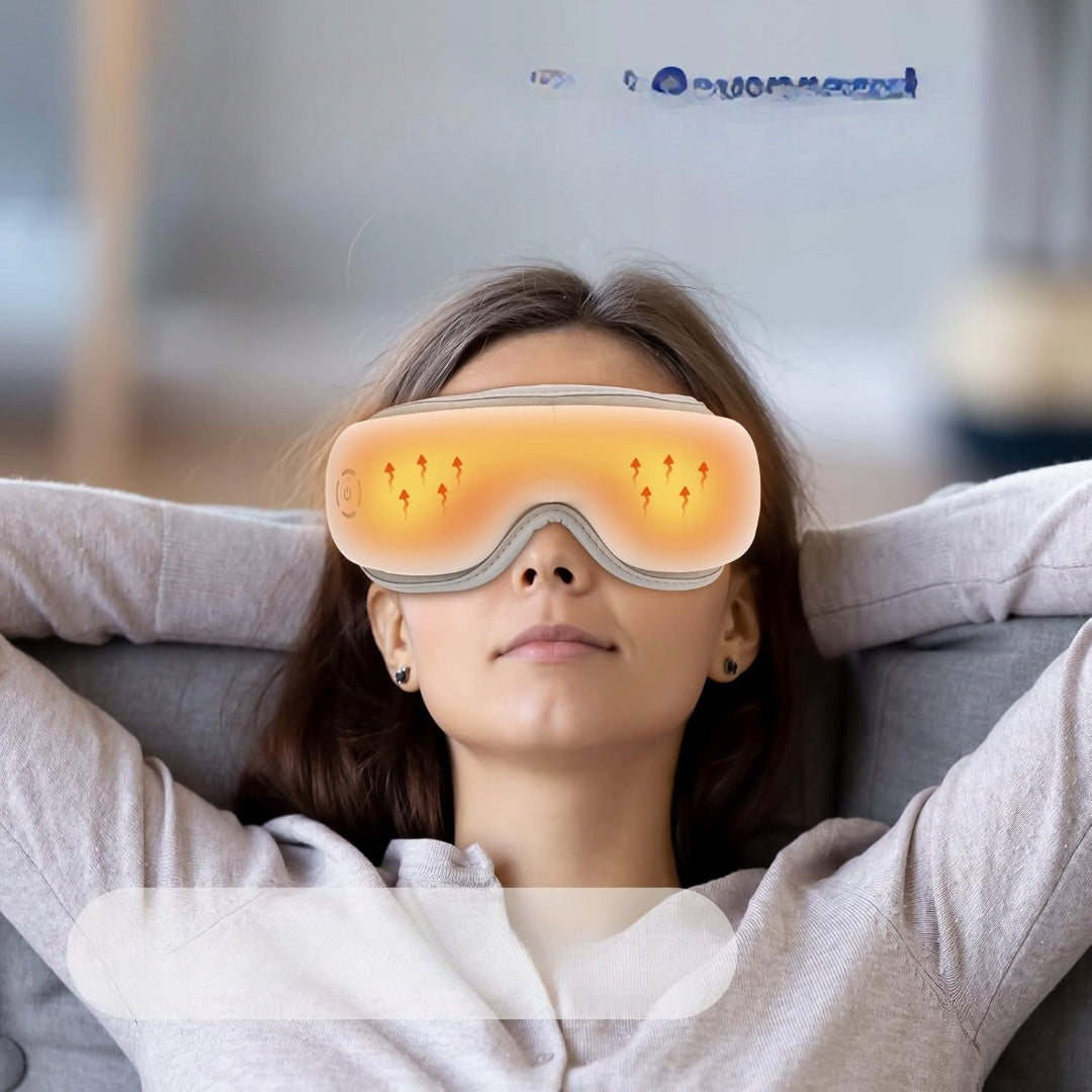 EYE MASSAGER AROUND THE FACE MASSAGE GLASSES VIBRATING MAFITI BLUETOOTH Packaging status original