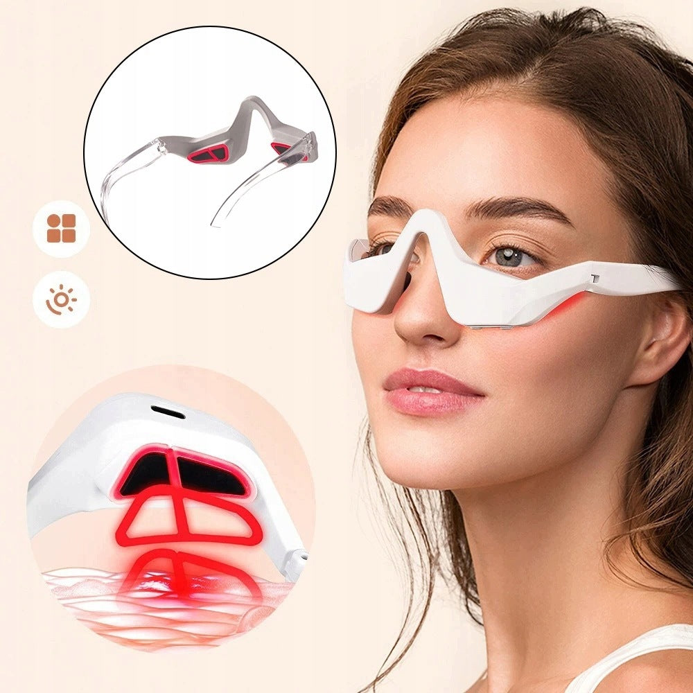 EYE MASSAGER WITH MICROTOKS AND WARM COMPRESSION FOR RELAXATION Packaging status original
