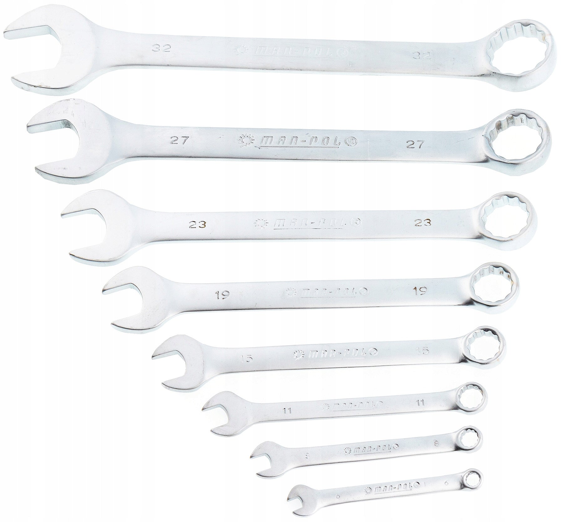 EYE WRENCHES.-FLAT. 25-ELE(6-32mm) /RED SHEET/ Brand Mar-Pol