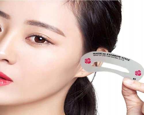EYEBROW TEMPLATES SET OF 24 MAKEUP FOR WOMEN BEGINNERS Manufacturer code Bez marki