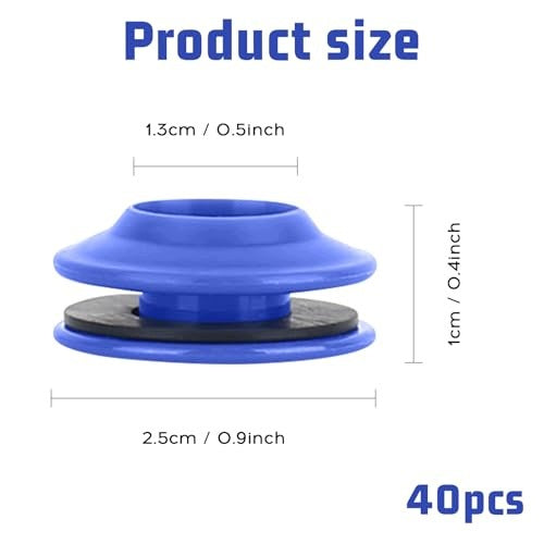 EYELETS FOR TARPAULINS BLUE PLASTIC PP SET OF 30 PIECES FIXING Manufacturer code SWC5908151655436
