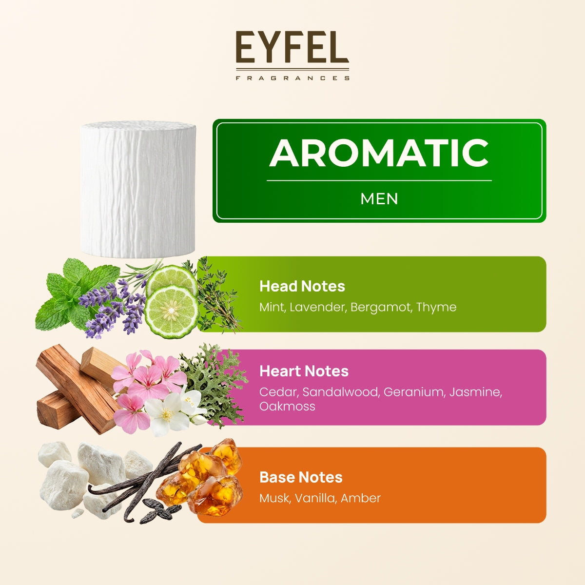 EYFEL Men's Perfume - Aromatic Brand Eyfel