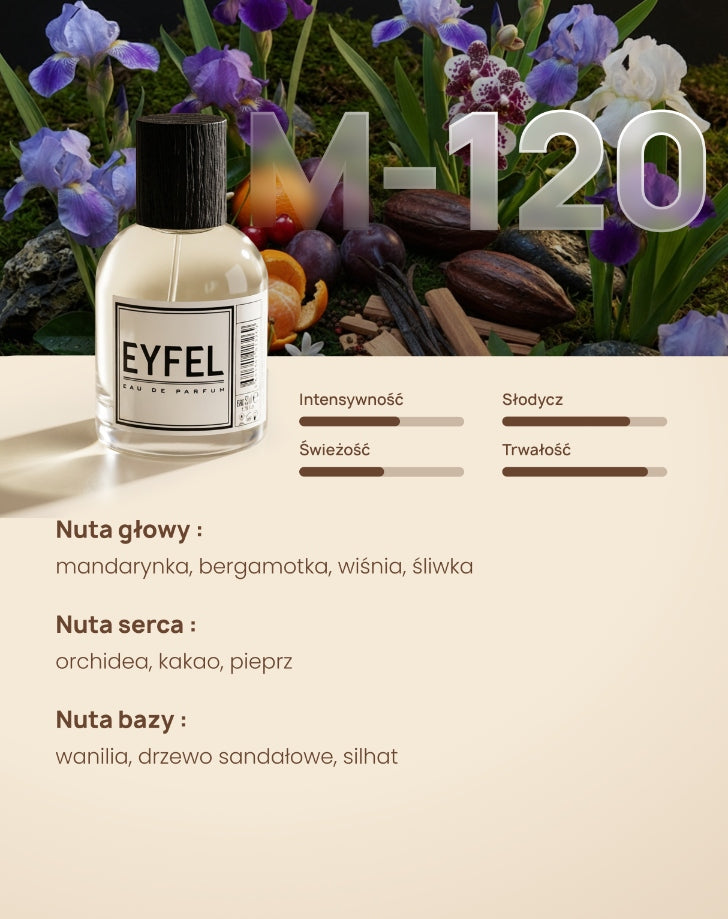 EYFEL Men's Perfume - M120 50ml Manufacturer code M120
