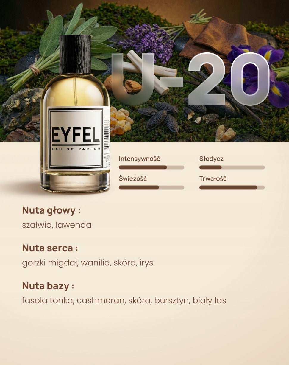 EYFEL Unisex Perfume - U20 100ml Brand Eyfel