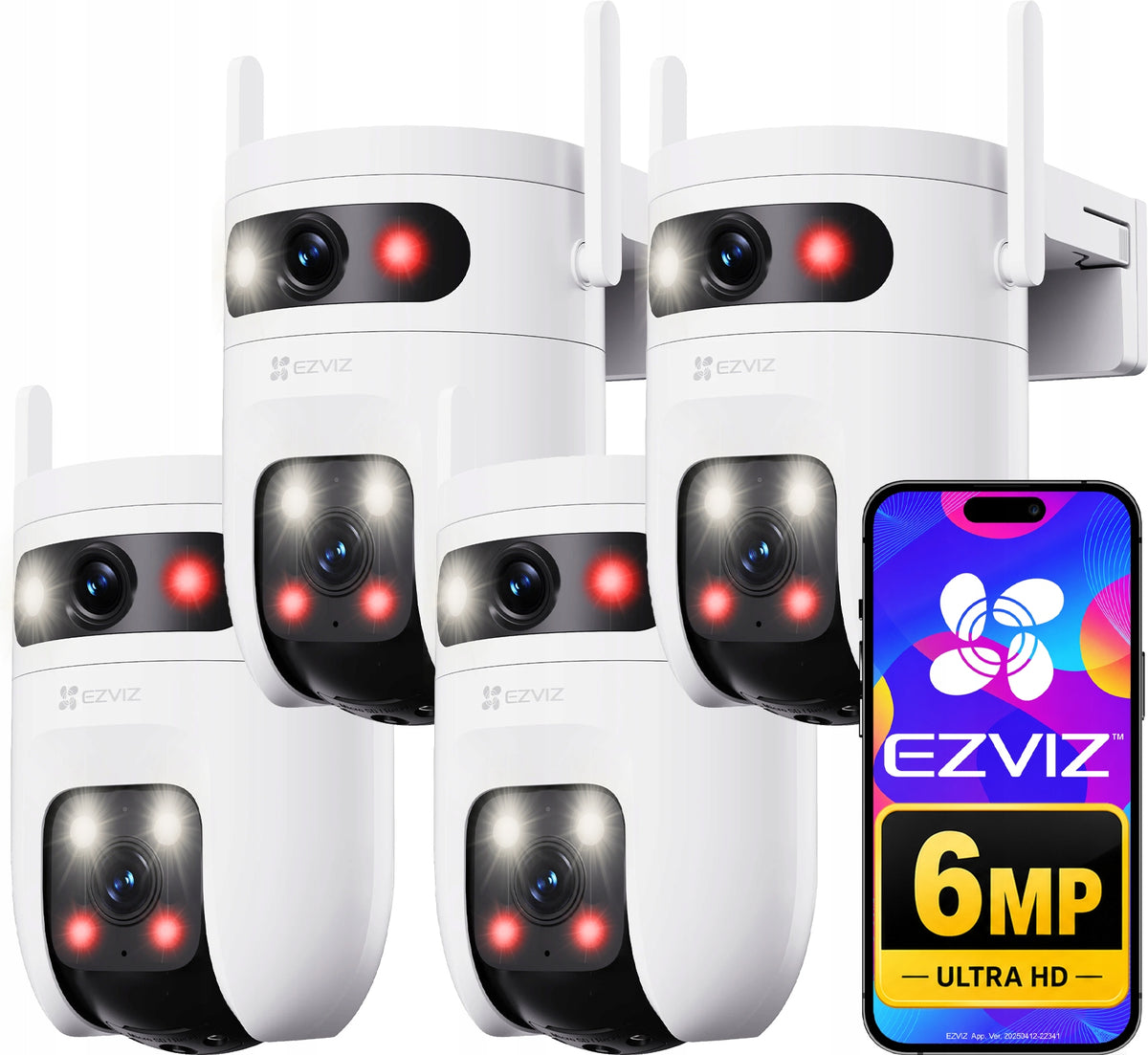EZVIZ 6MP 4x C9C 2K 2in1 Dual Lens AI Motion Detection