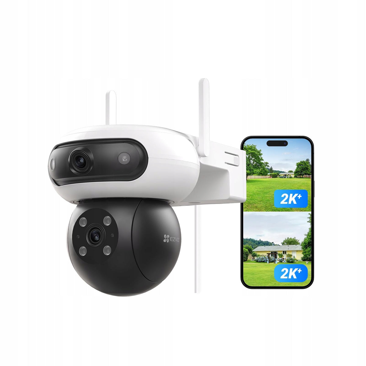 EZVIZ Outdoor Camera 4MP Dual Lens 360° Night View AI