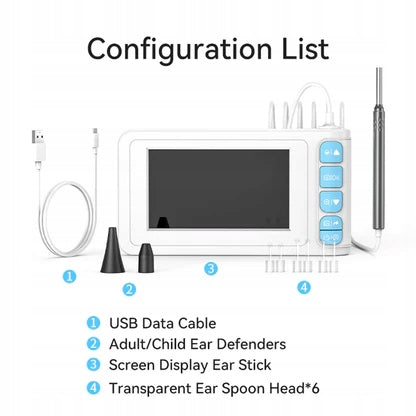 Ear Cleaning Camera Visual Ear Cleaner IPS Screen Endoscope