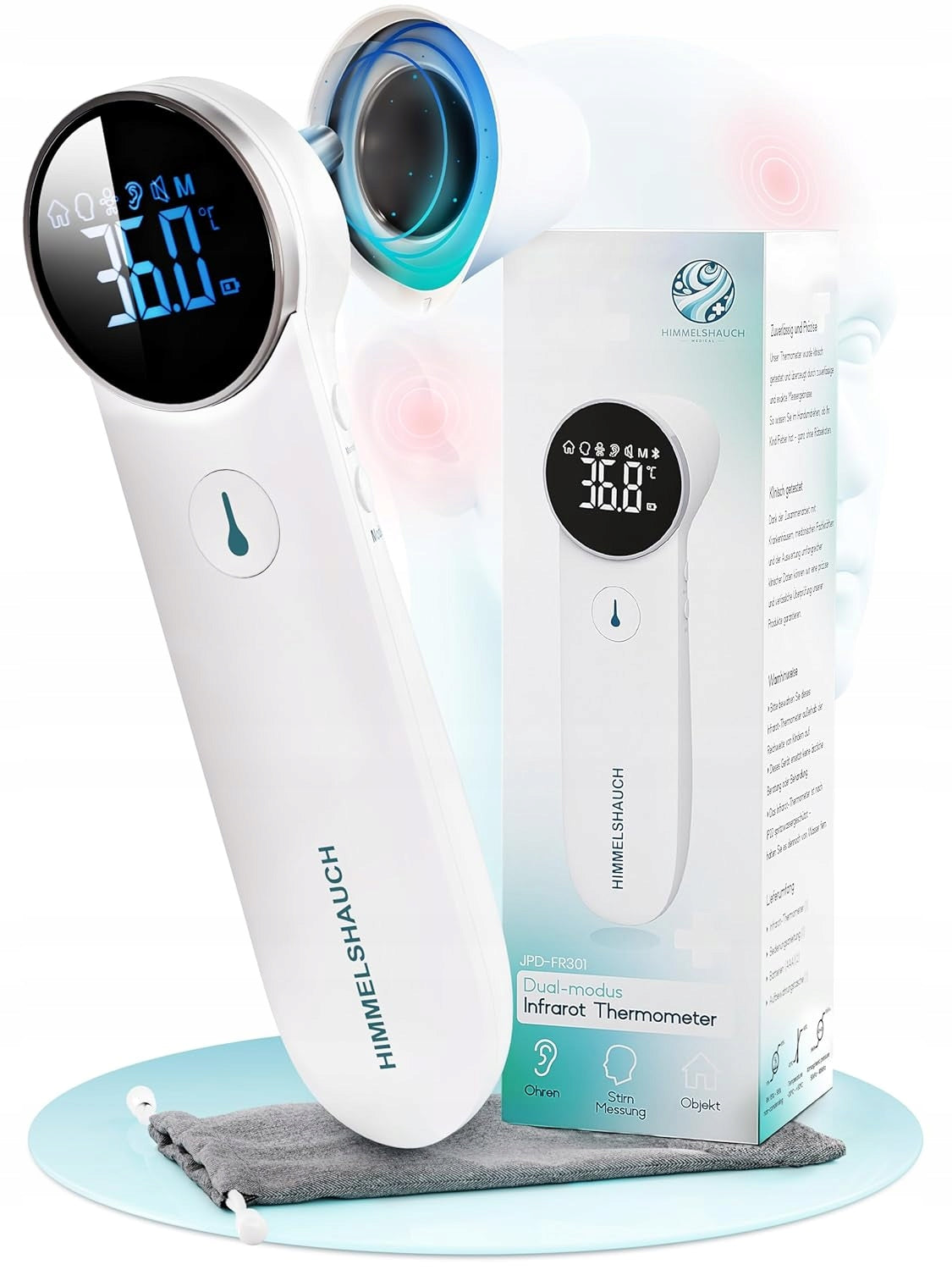 Ear and forehead thermometer non-contact forehead thermometer digital thermometer