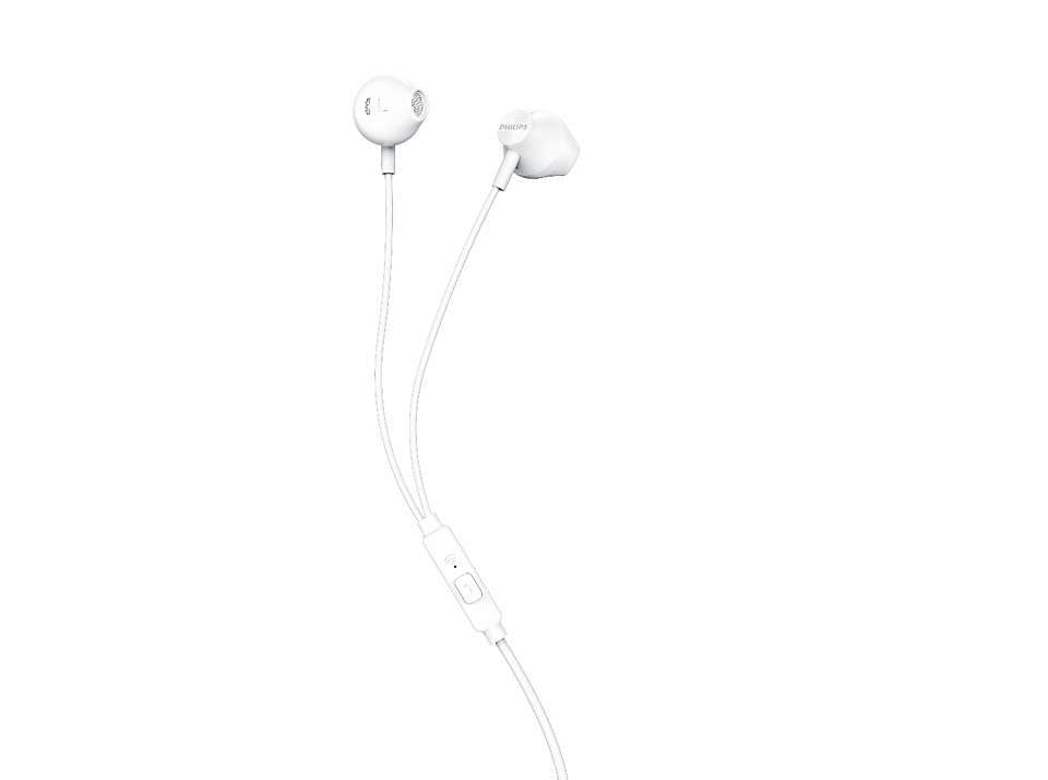 Earbuds PHILIPS TAUE101WT White Manufacturer code TAUE101WT