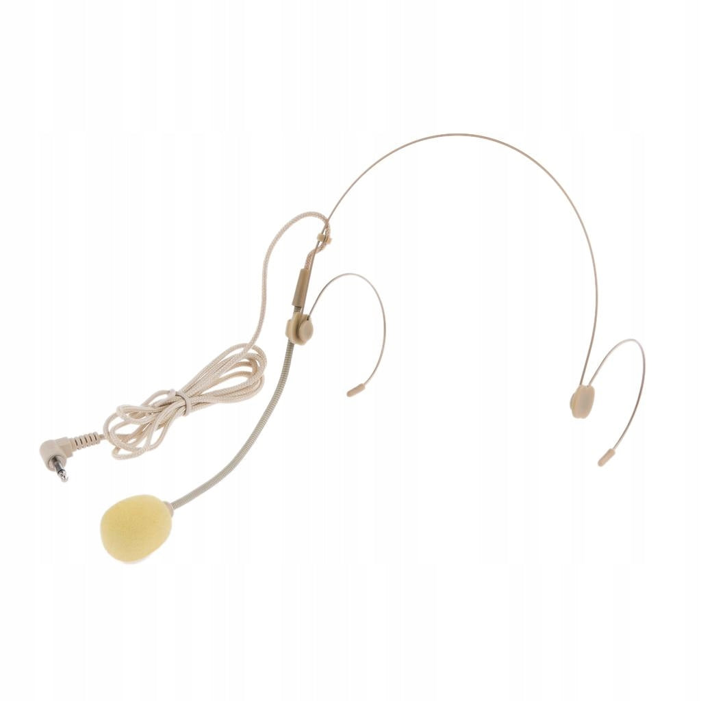 Earphone Double Earhook Back Blectret Condenser Microphone Headworn .2M Brand no brand