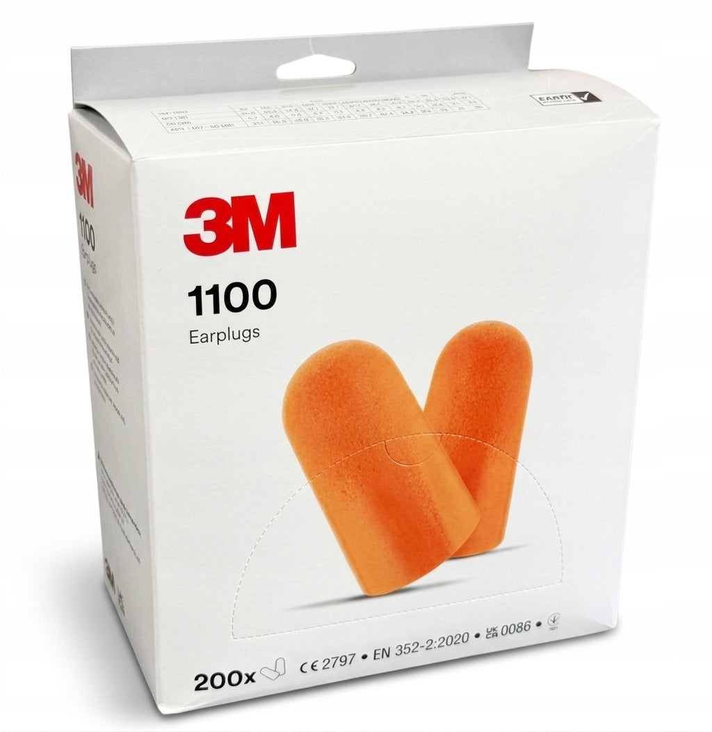 Earplugs Stoppers Anti-Noise Inserts 1100 Inserts 100 Pairs Number of pieces on offer 200 szt.