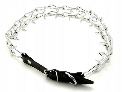 Earring Leather Collar For Dog Training Durable Solid 54-68cm