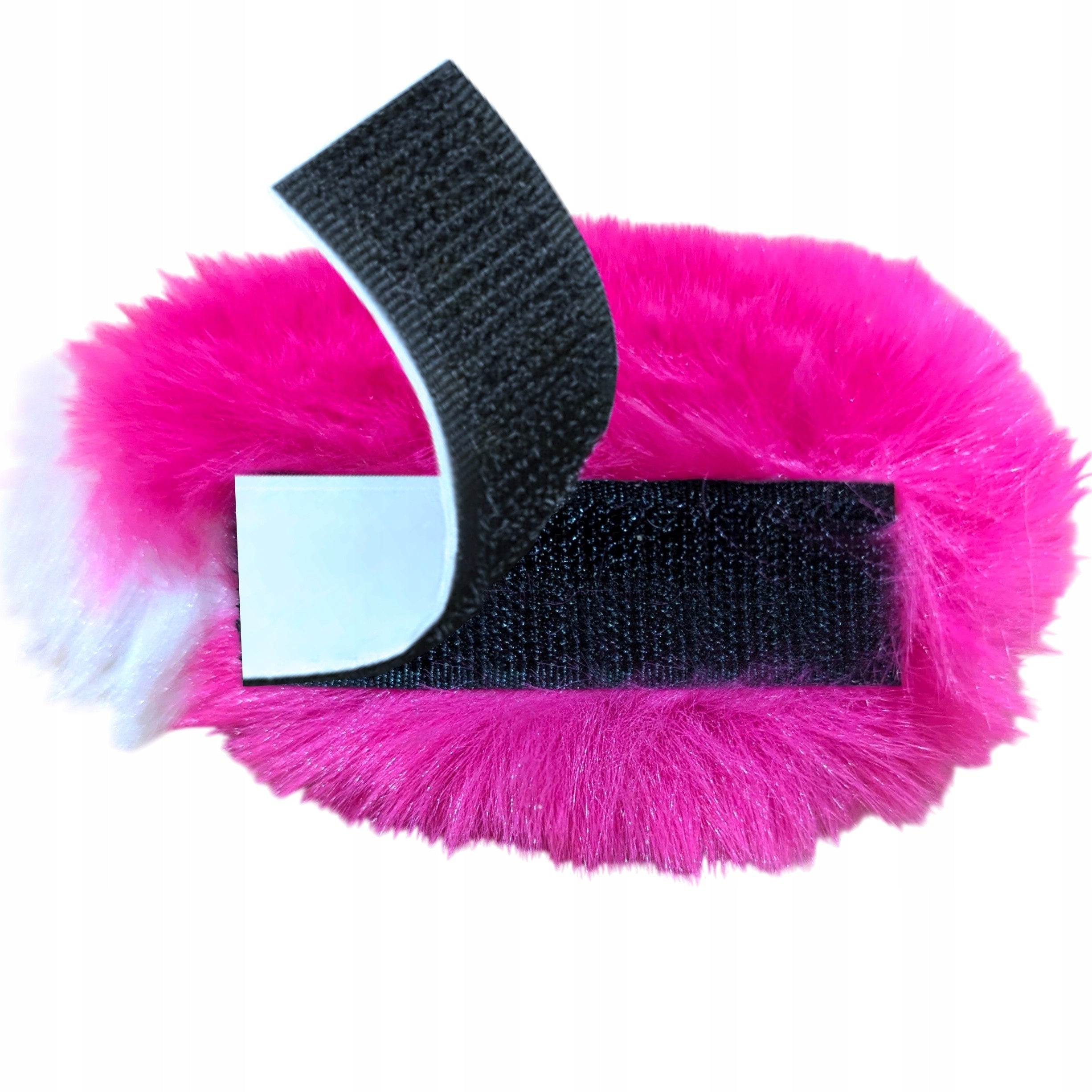 Ears for helmet fur 2 pcs Pink Color pink