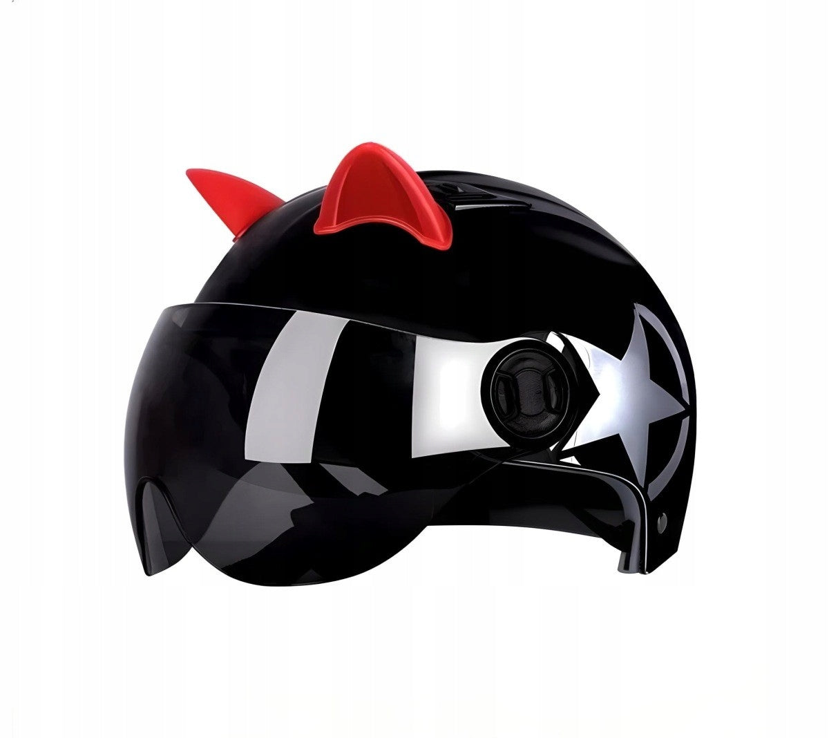Ears for helmet plastic 2 pcs Red Manufacturer no brand