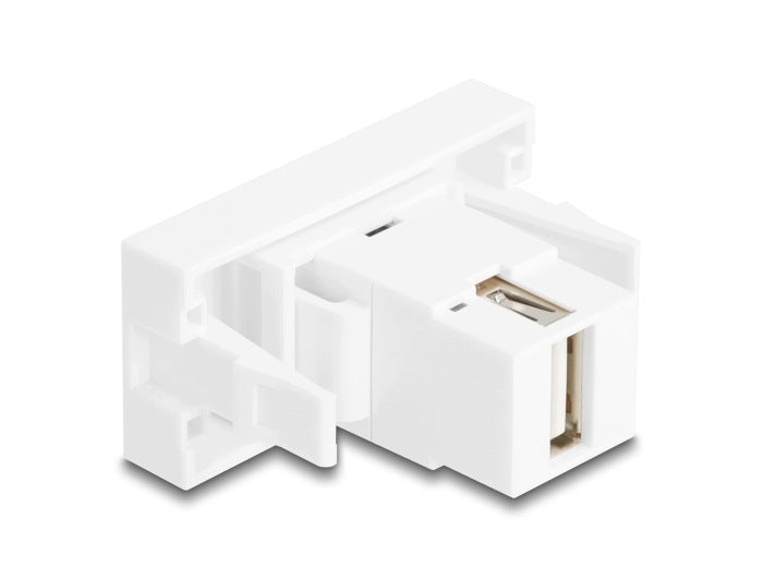 Easy 45 USB 2.0 A socket for USB 2.0 A socket white Delock 90908 Manufacturer code 90908