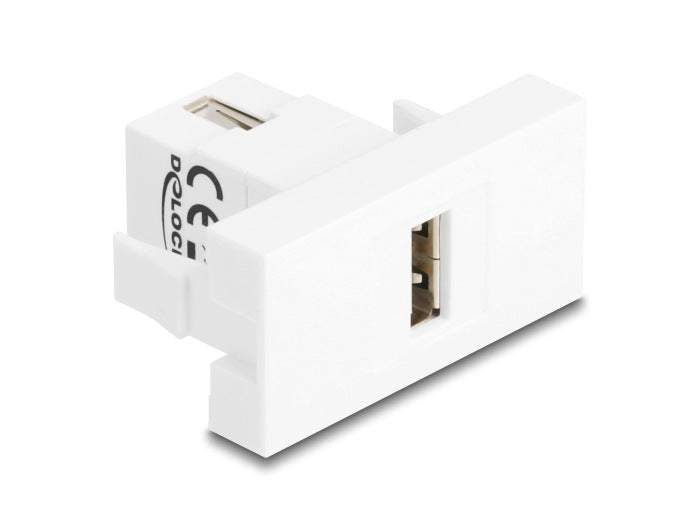 Easy 45 USB 2.0 A socket for USB 2.0 A socket white Delock 90908 Packaging status original
