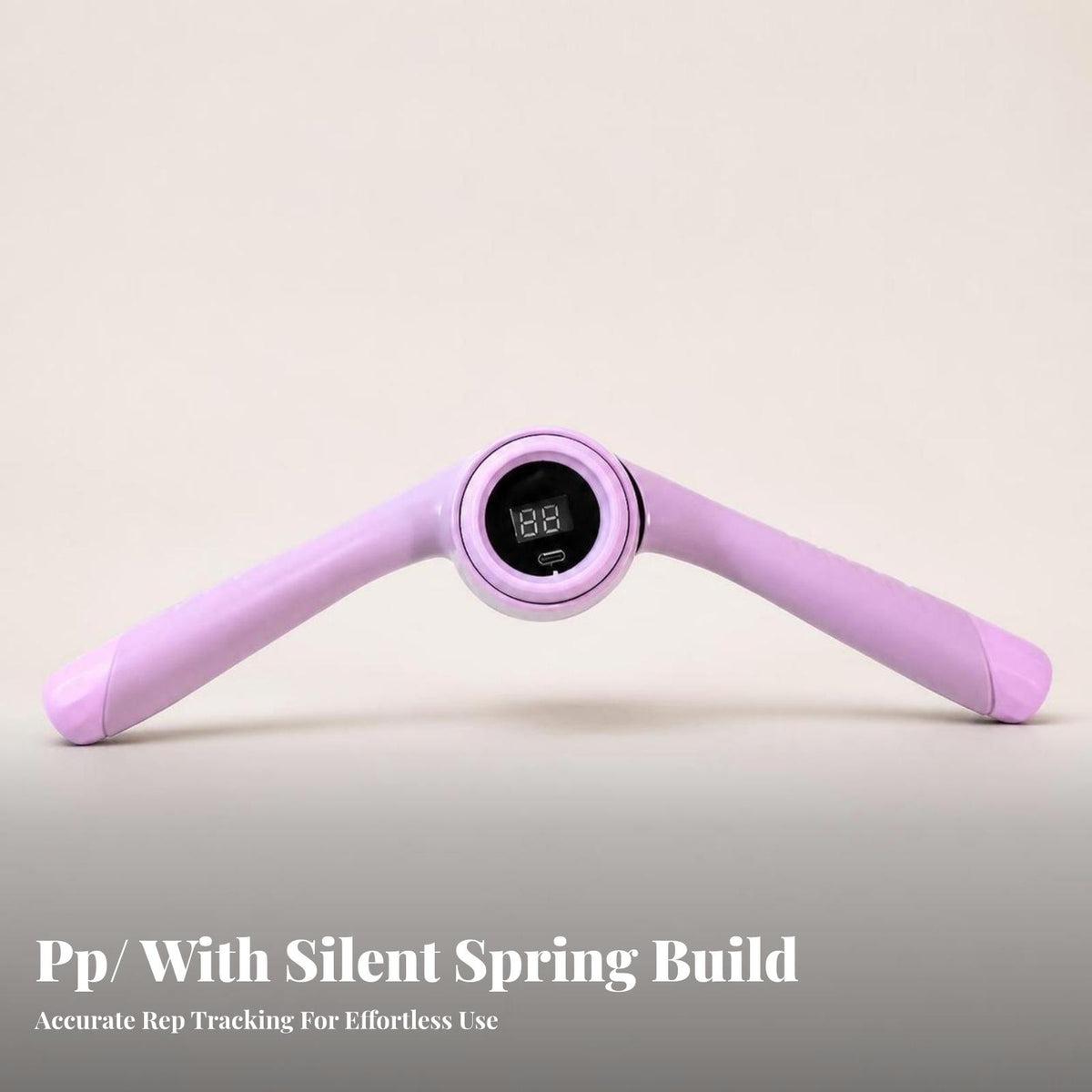 Easy Storage Handheld Chest Expander | Quiet Spring Arm Exerciser Purp a Packaging status original