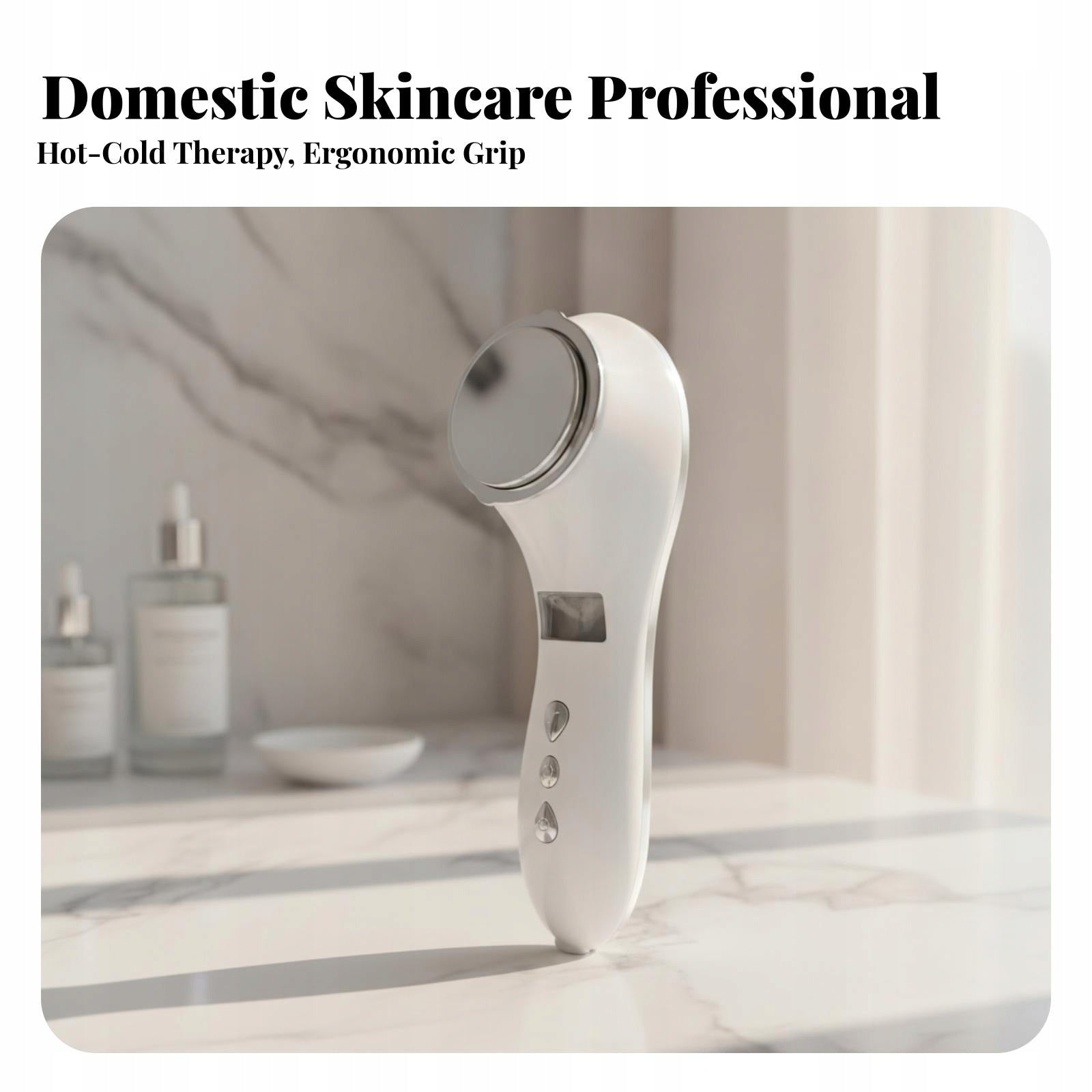 Easy to Carry Facial Facial Appliance | Built in Rechargeable, Facial White Medical device no